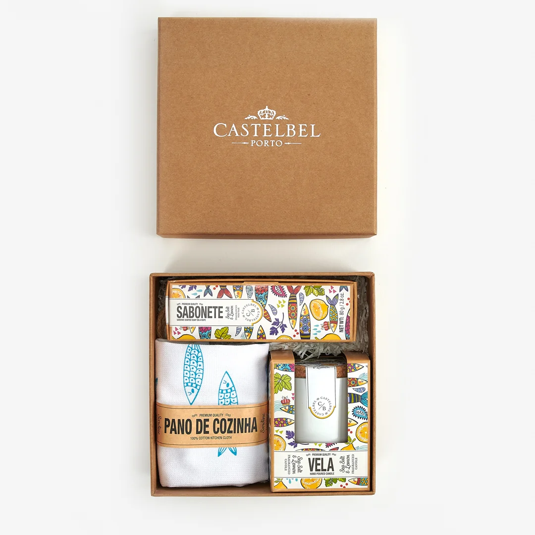 castelbel sardine kitchen gift מארז מתנה סרדין