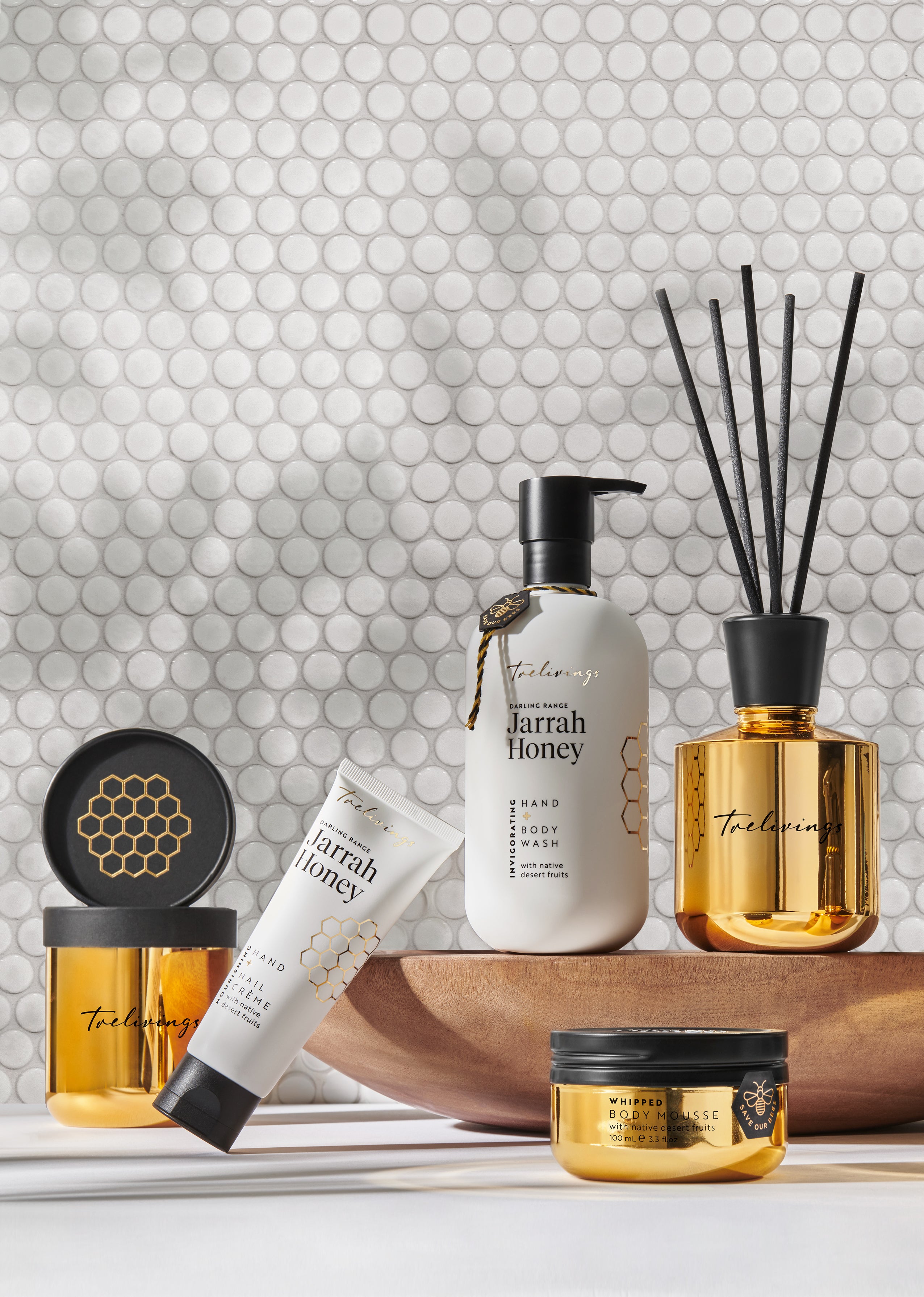 נר Trelivings Jarrah Honey