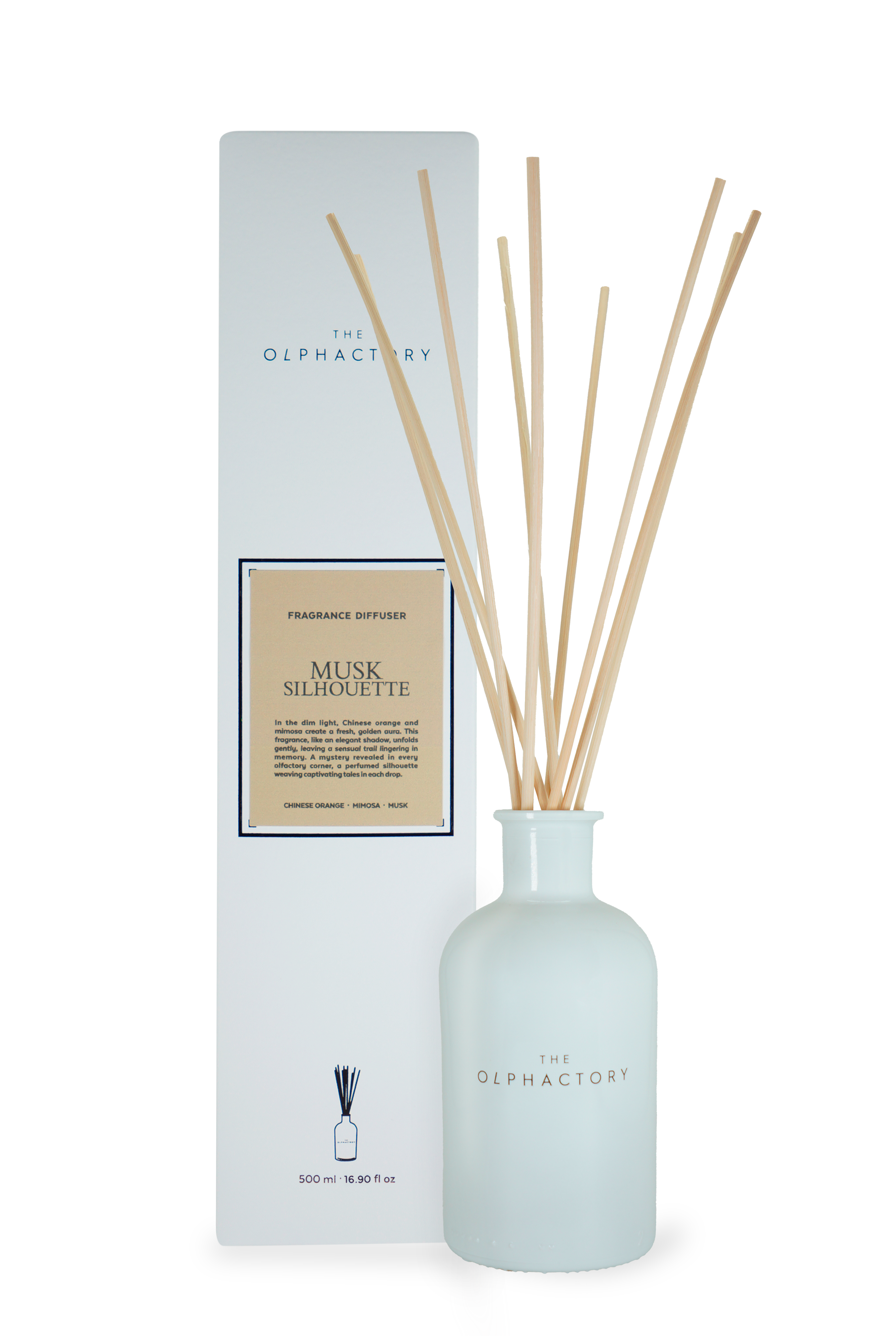 מפיץ ריח THE OLPHACTORY WHITE INSIGNIA Musk Silhouette 500ML