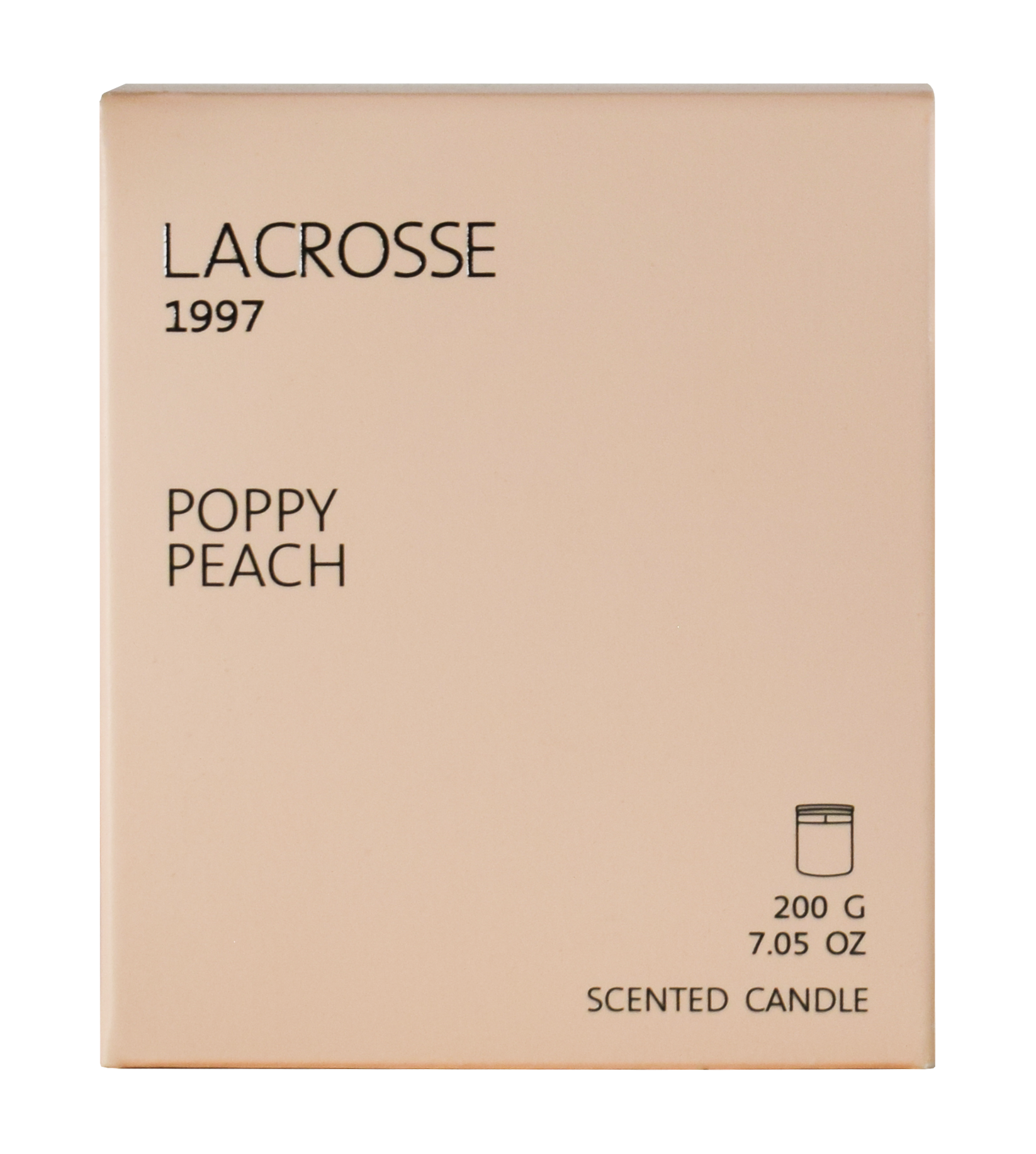 נר ארומטי LACROSSE Poppy Peach 200 גרם