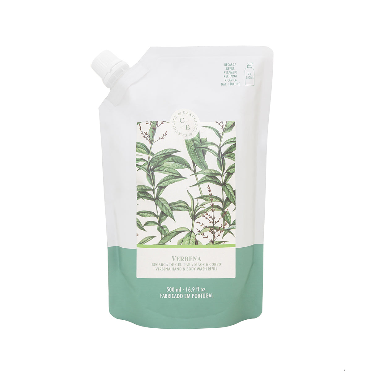 מילוי סבון ידיים וגוף Castelbel Verbena