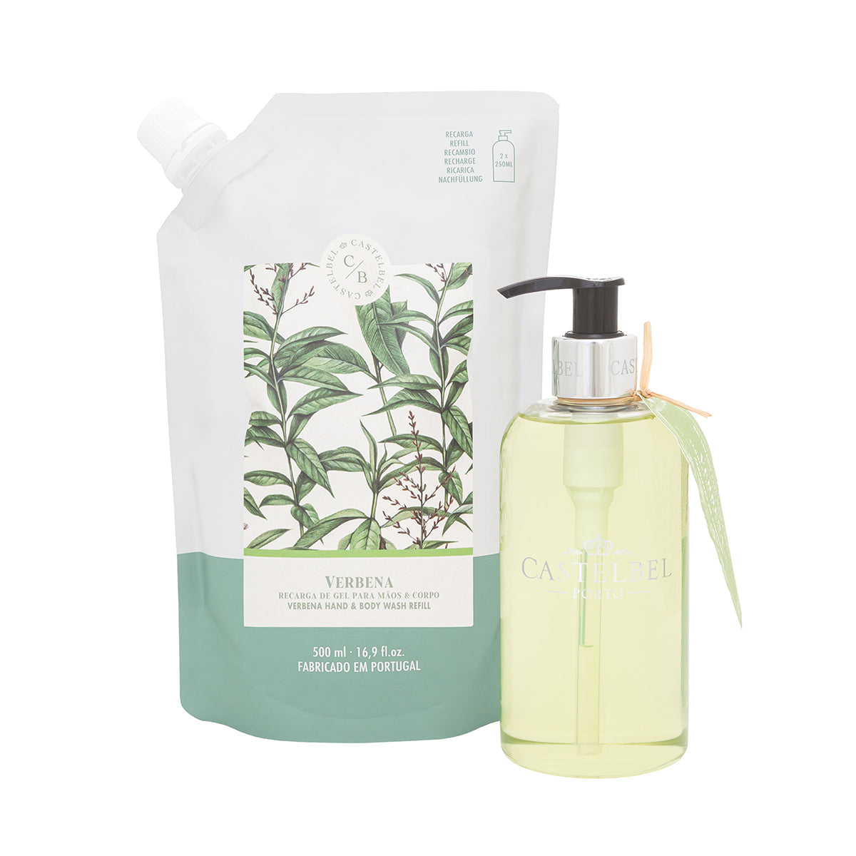 מילוי סבון ידיים וגוף Castelbel Verbena