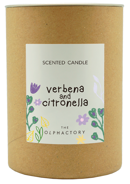 the Olphactory Candle 40h tube VERBENA CITRONELLA