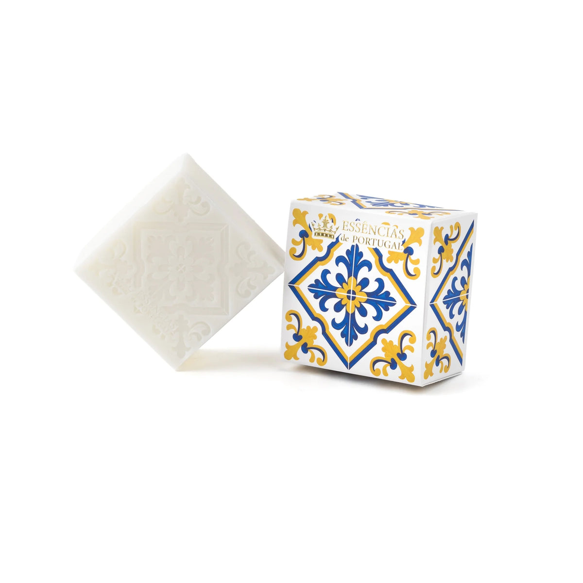 סבון Essências de Portugal בניחוח Lemon & Basil מקולקציית Azulejos