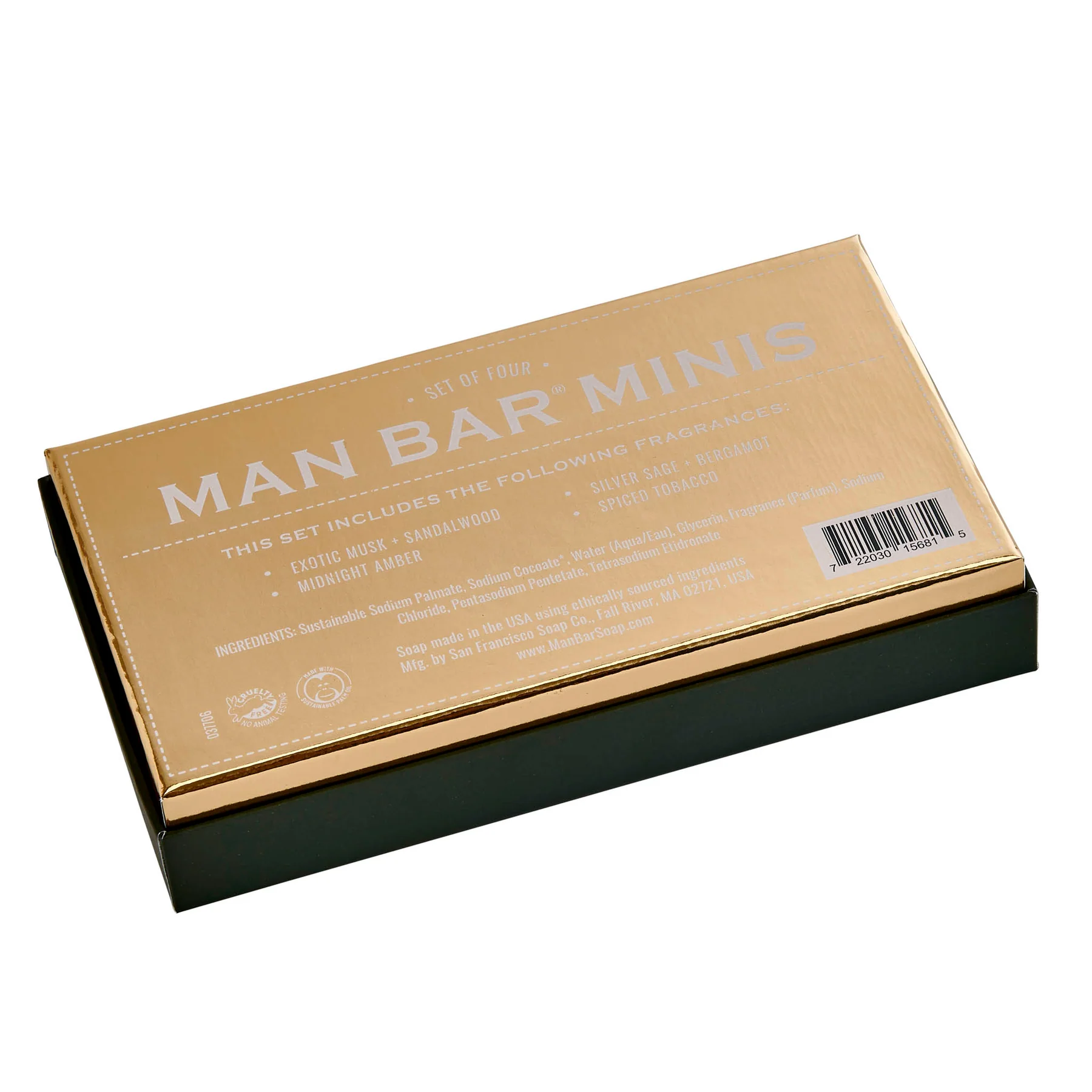 Man Bar מארז מתנה מן בר 4 סבונים מיני