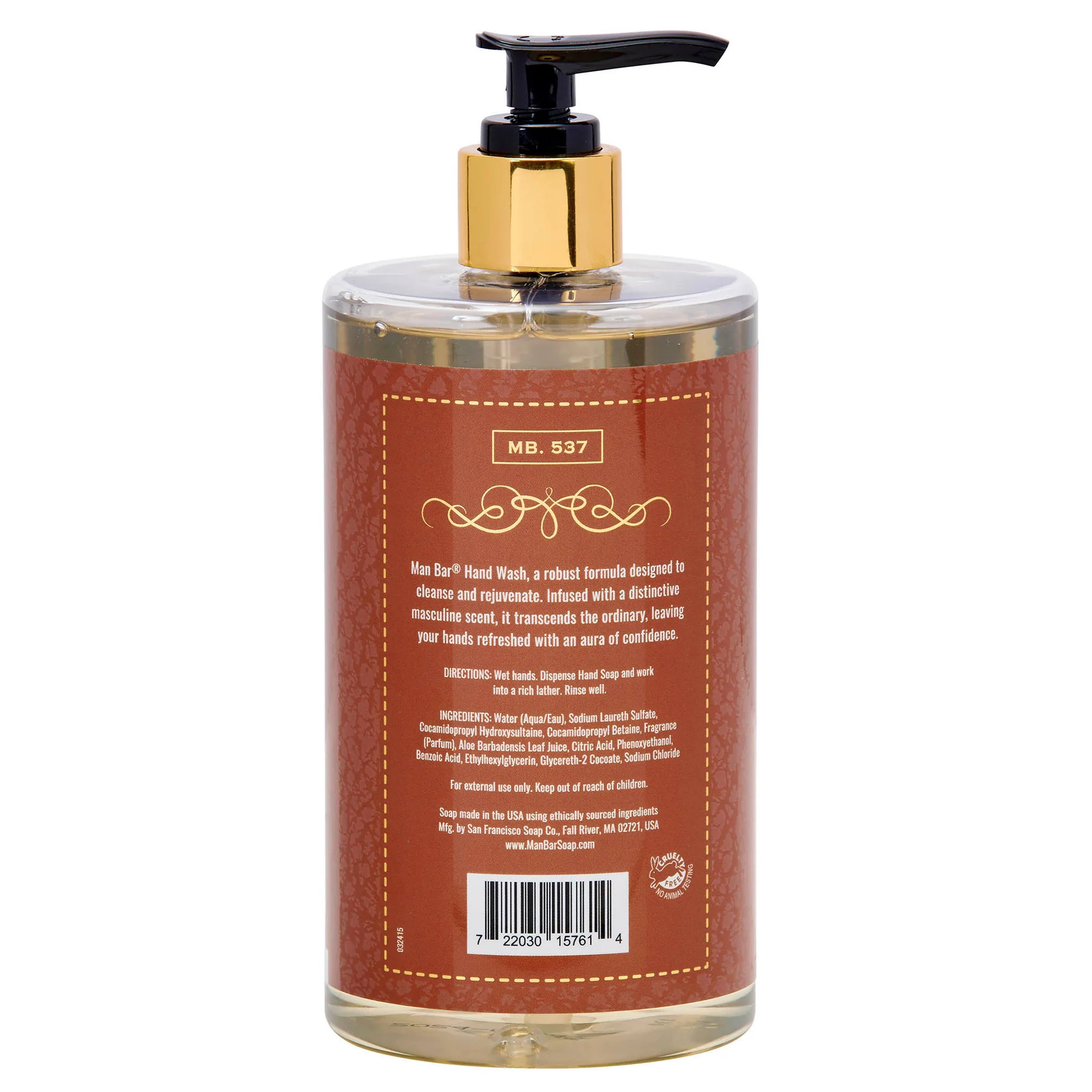 מן בר® סבון ידיים Spiced Tobacco