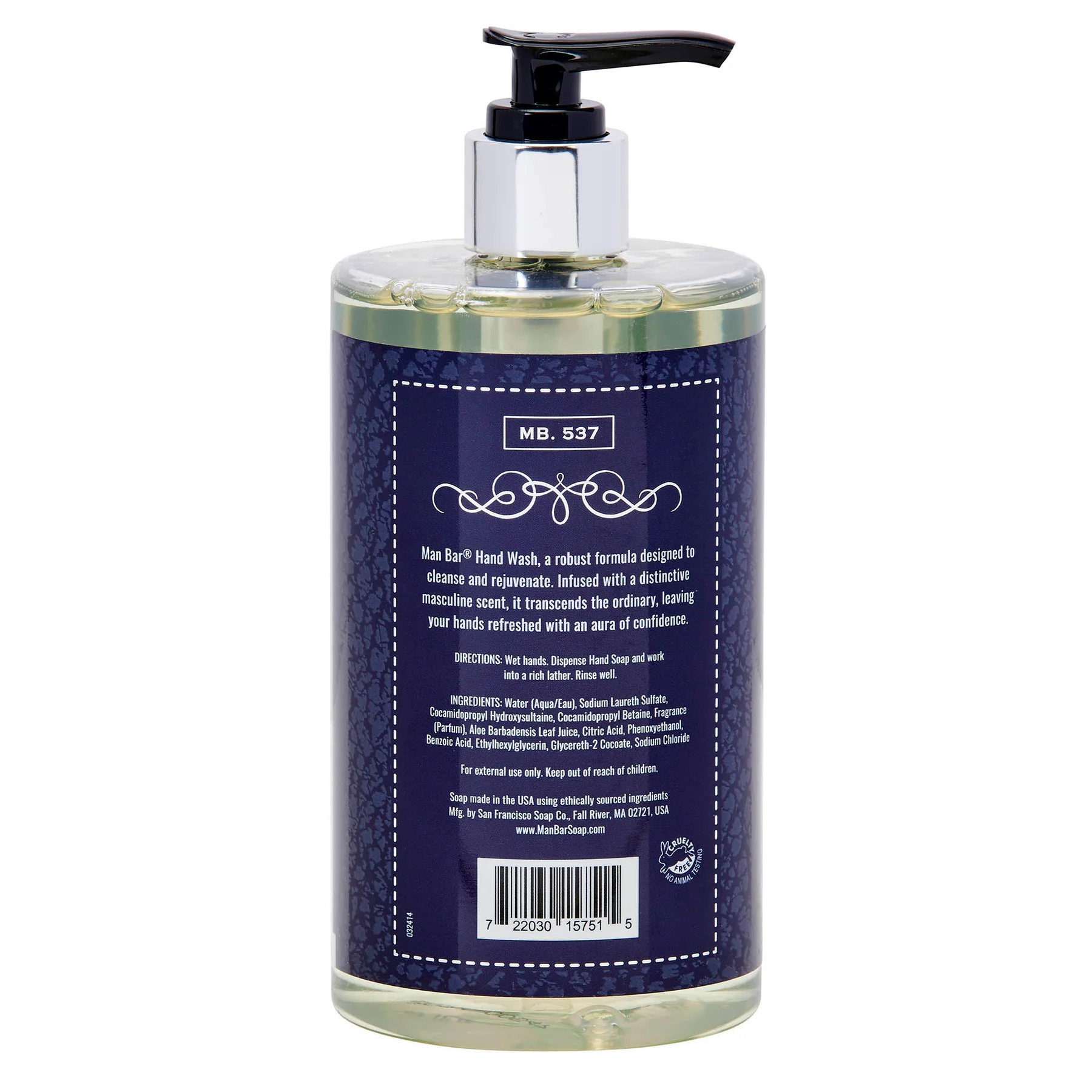 מן בר® סבון ידיים Silver Sage and Bergamot