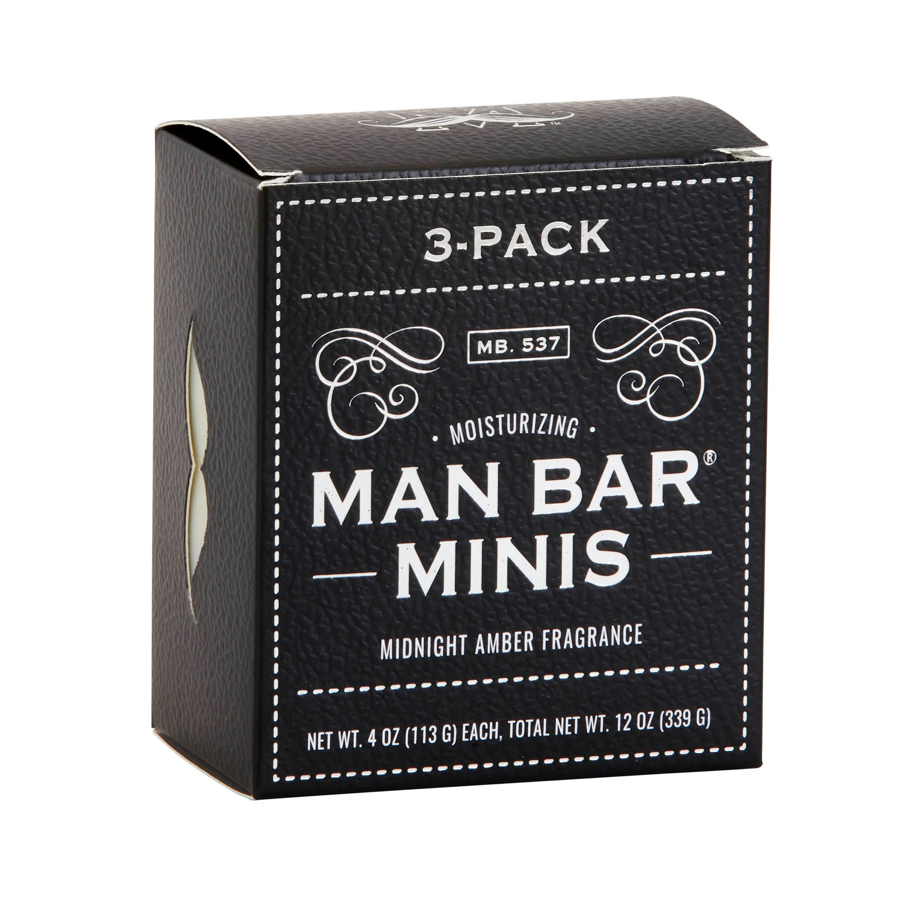 מארז סבוני "Man Bar" Midnight Amber