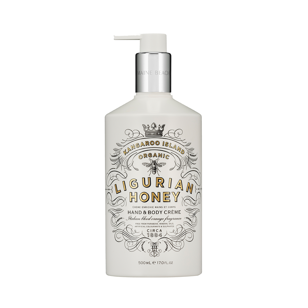 Maine Beach Organic Ligurian Honey קרם ידיים וגוף