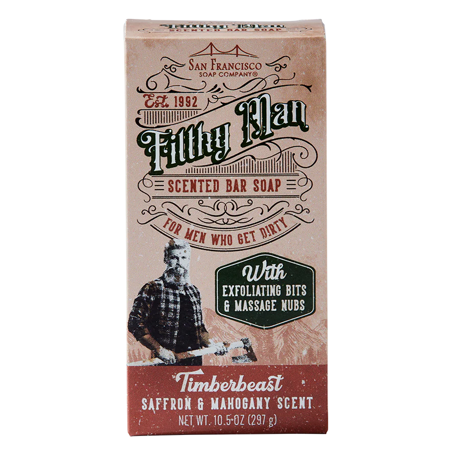 סבון עיסוי ופילינג FILTHY MAN Saffron & Mahogany