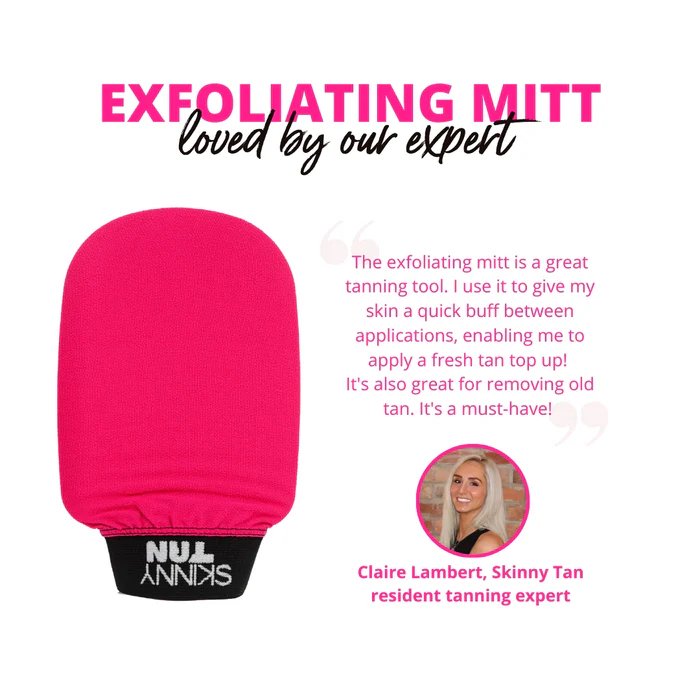 Tan Exfoliating Mitt כפפת פילינג להכנה לשיזוף