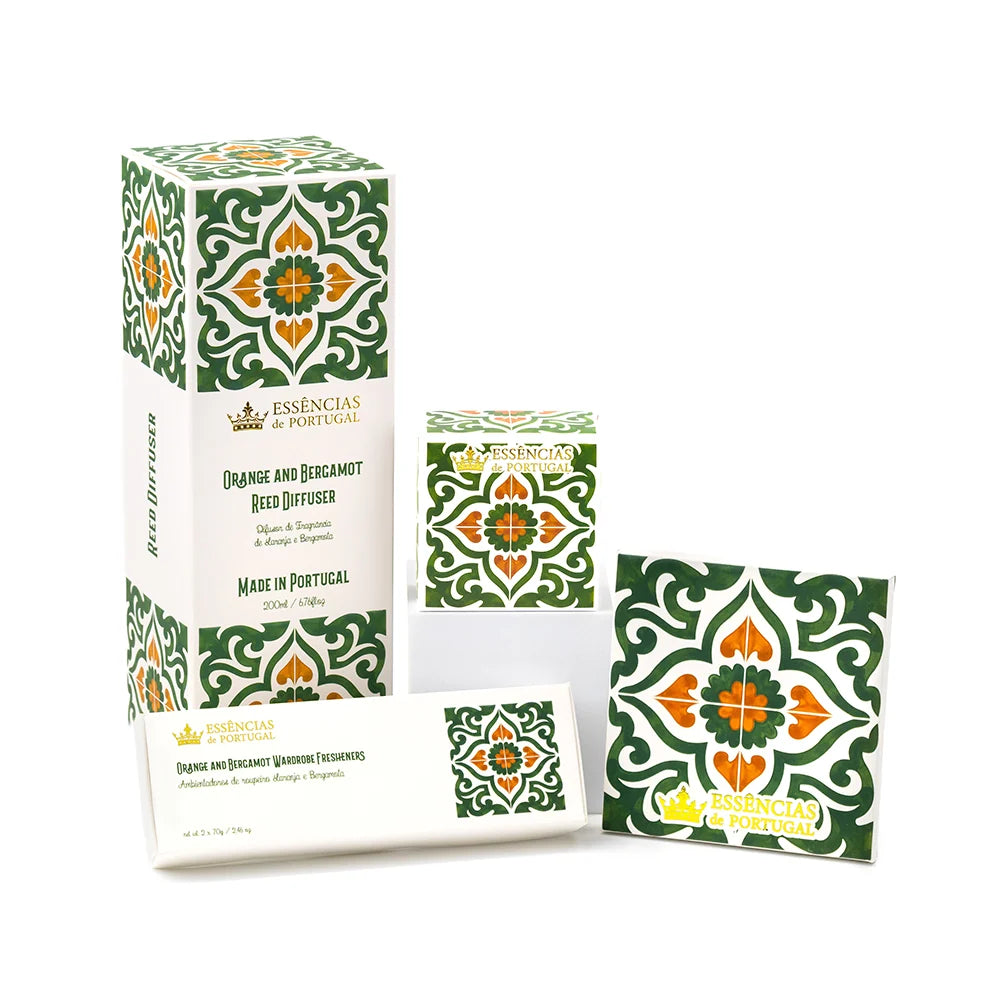 Orange & Bergamot קולקציית Azulejos de Portugal בהשראת אריחי האלגרווה, מבית Essências de Portugal