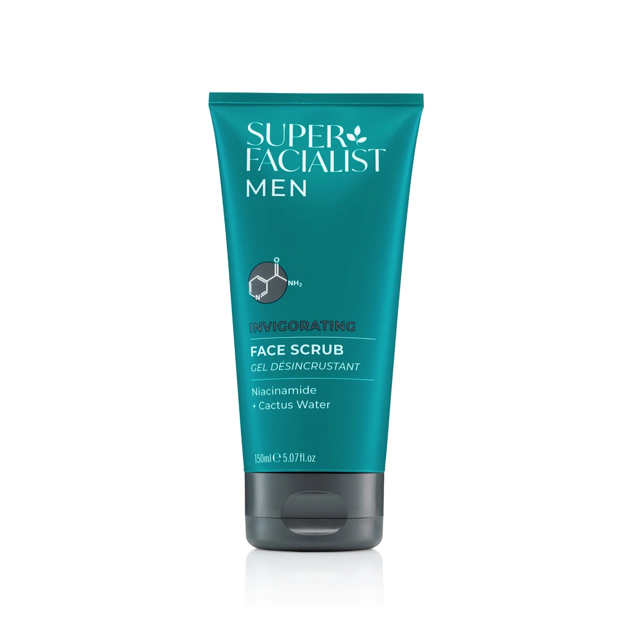 super-facialist-for-men-invigorating-face-scrub-150ml-tube-shot_סקראב לגבר