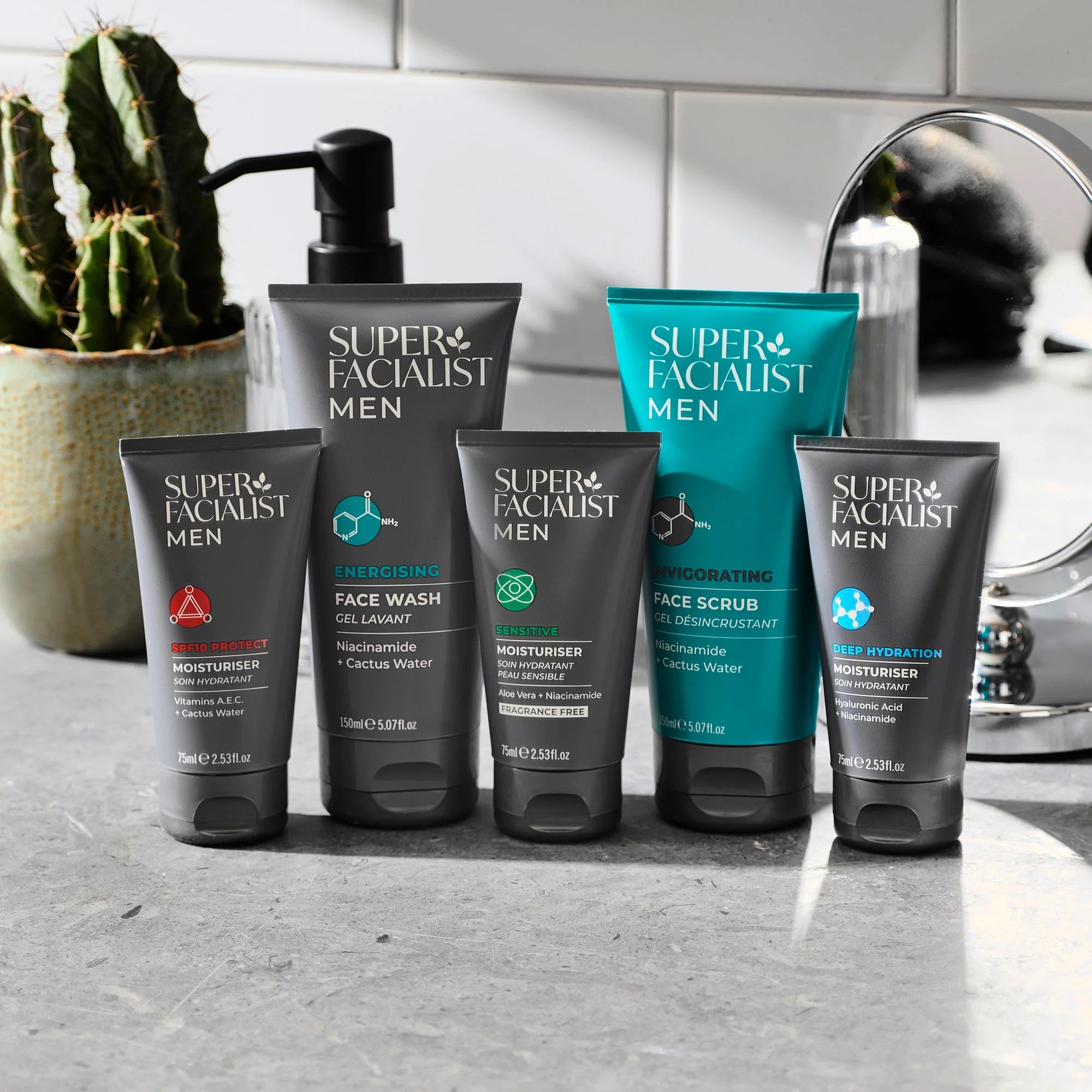 super-facialist-for-men-skincare-range-in-bathroom_מוצרי פנים לגבר