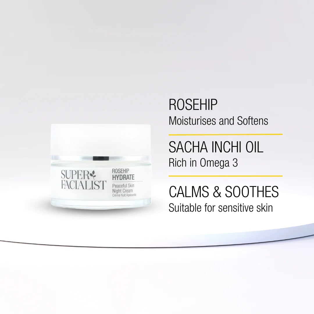 Super Facialist Rosehip Hydrate Night Cream קרם לחות לילה
