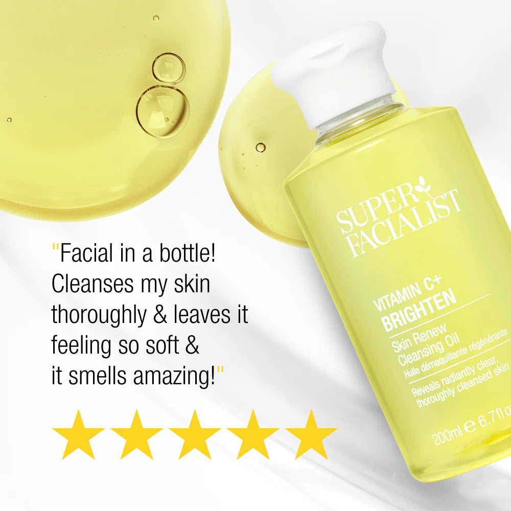 Super Facialist Vitamin C+ Brighten Cleansing Oil שמן פנים מבהיר ויטמין סי