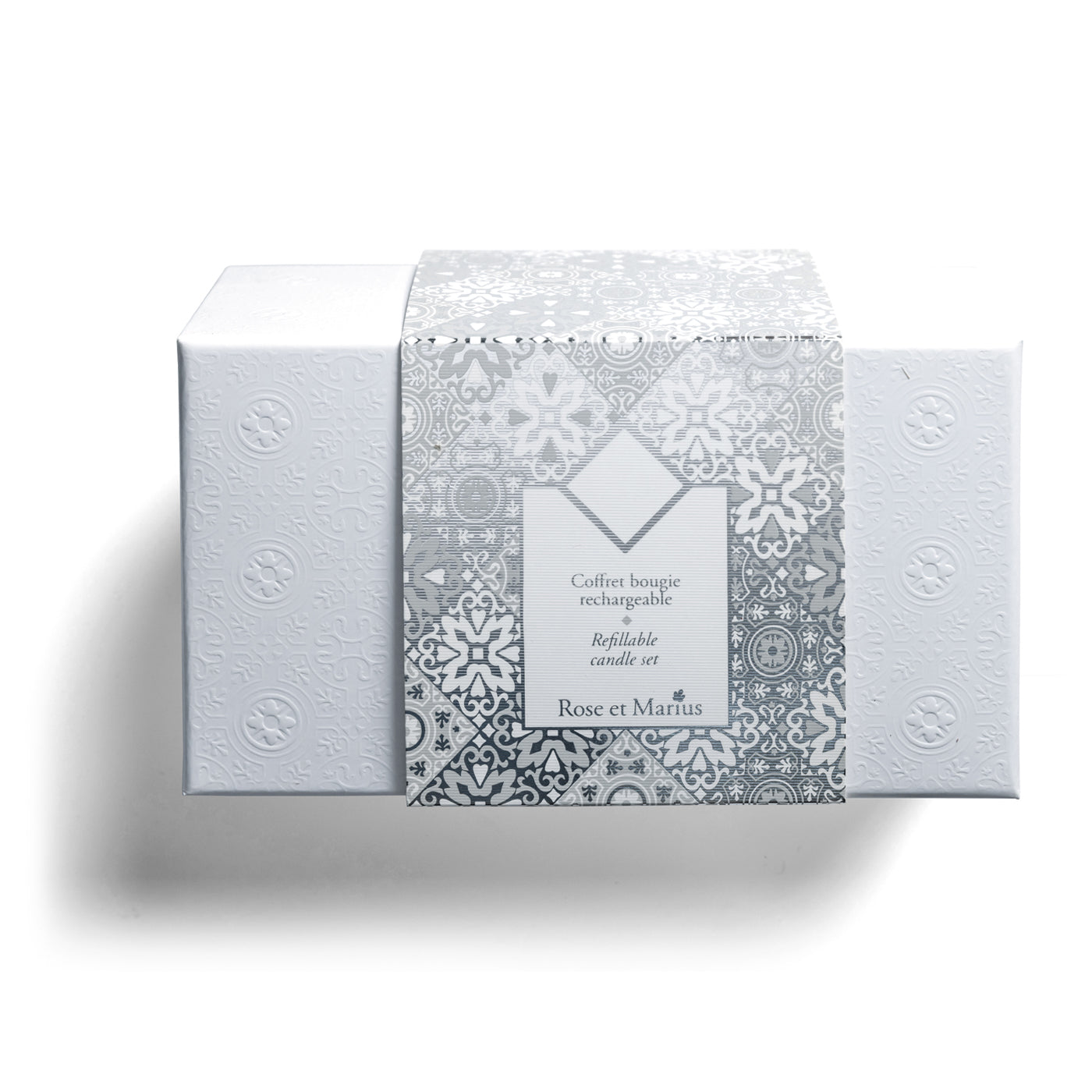 נר פורצלן יקר ערך Rose et Marius AU JASMIN