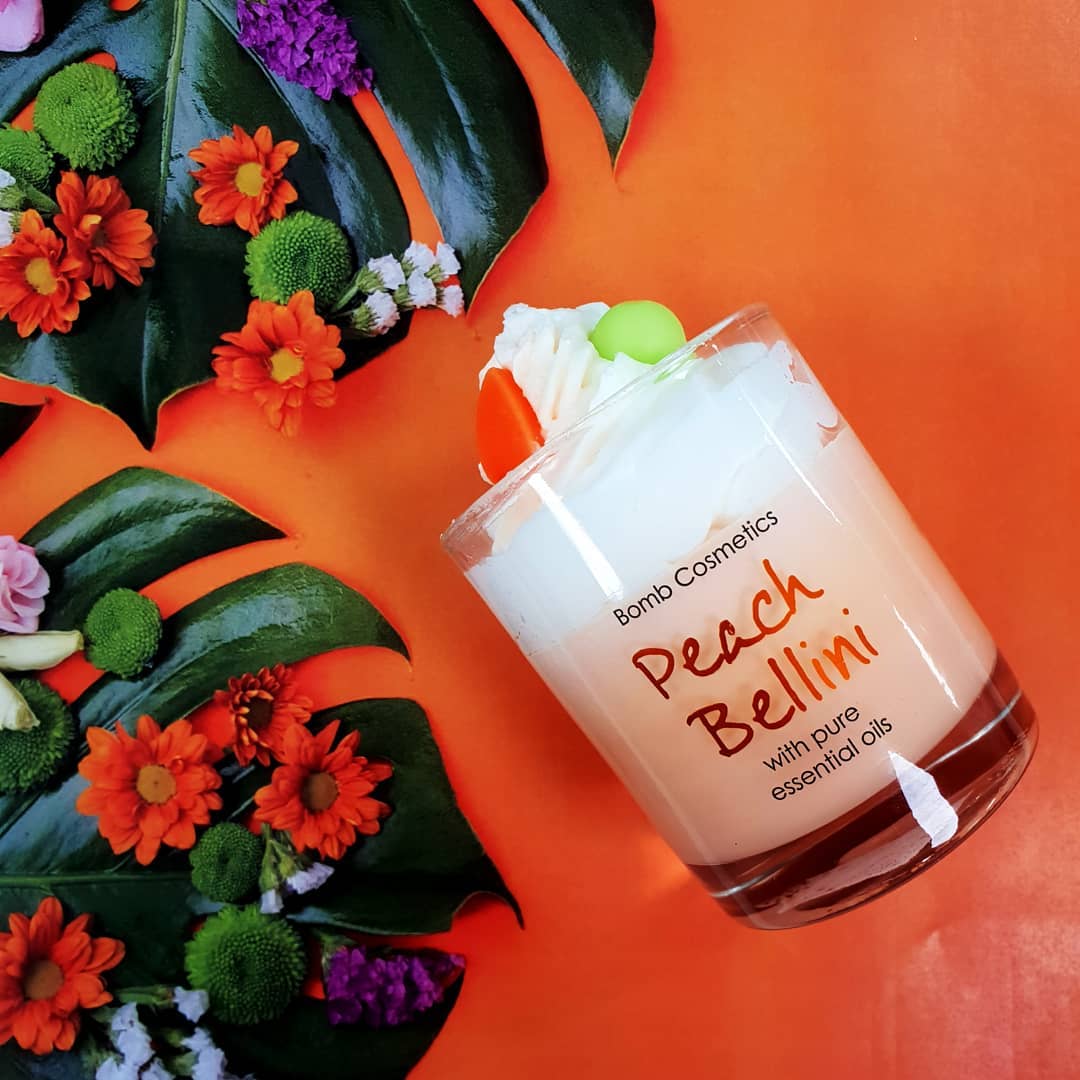 Peach Bellini נר קוקטייל
