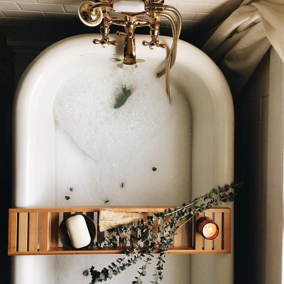 מגש אמבט 100% במבוק לינארי צר