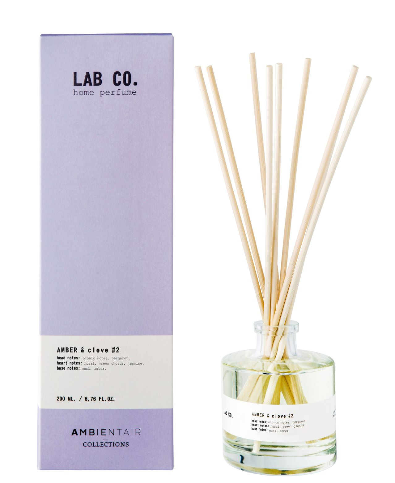 מפיץ ריח LAB CO. AMBER & clove #2 200ml