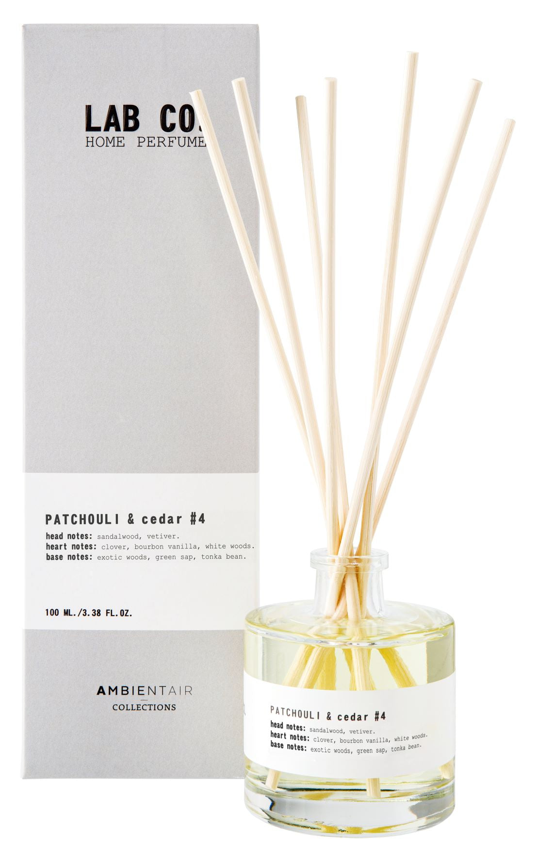 מפיץ ריח LAB CO. PATCHOULI & cedar #4  100ml