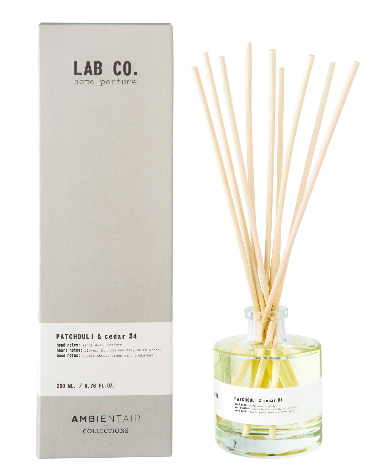 מפיץ ריח LAB CO. PATCHOULI & cedar #4 200ml