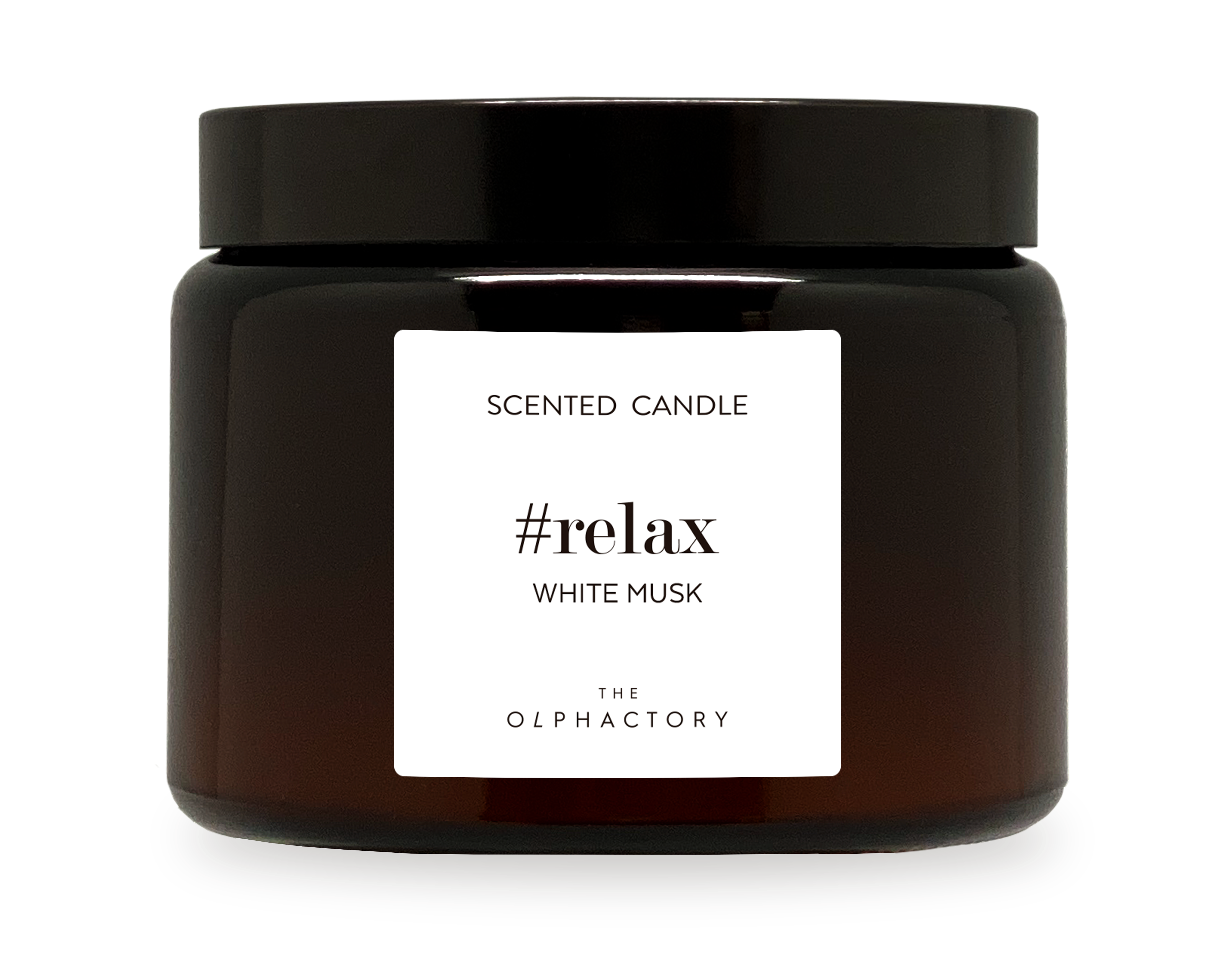 נר סויה  white Musk Relax  האולפקטורי שתי להבות 