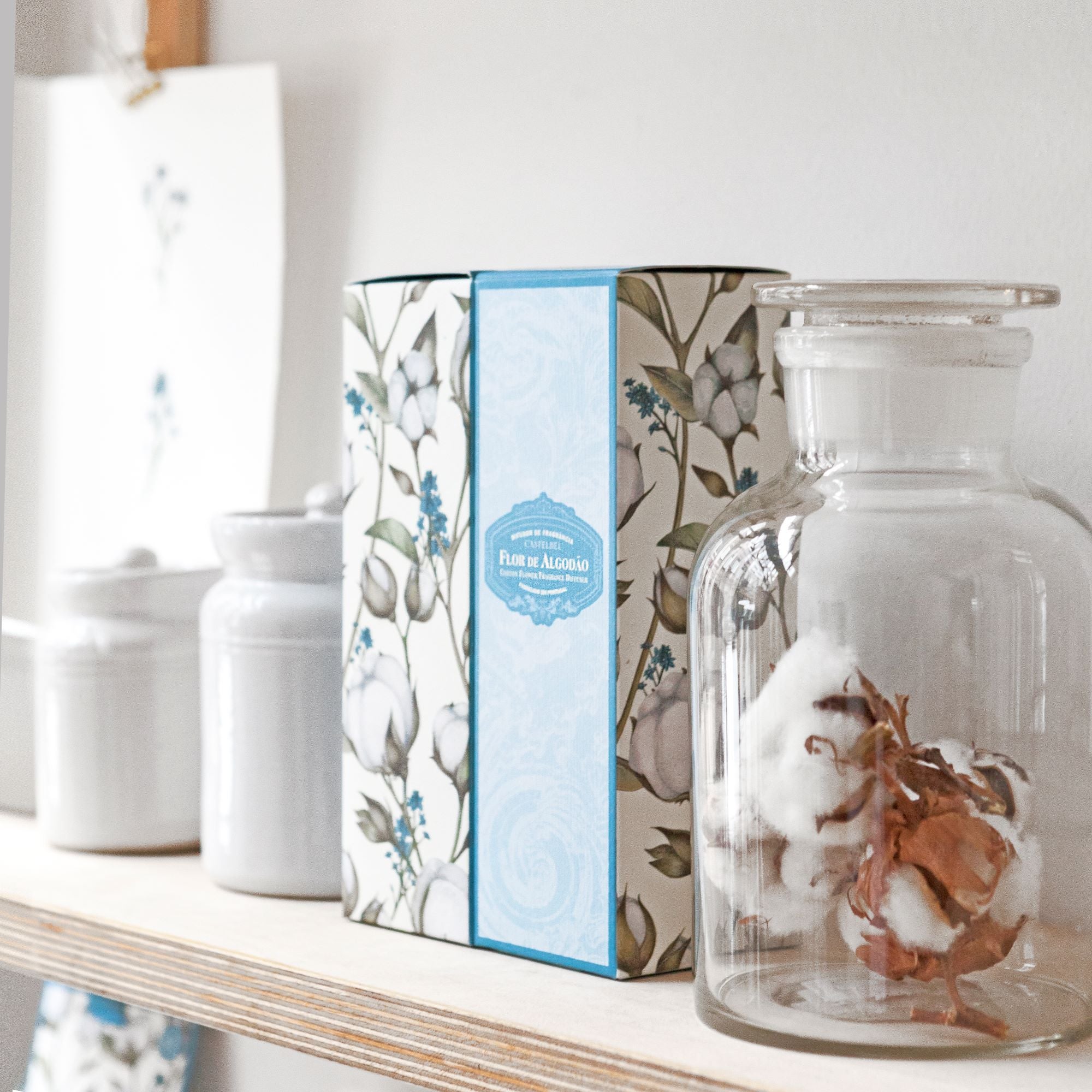 מפיץ ריח 100מיל Castelbel Cotton Flower