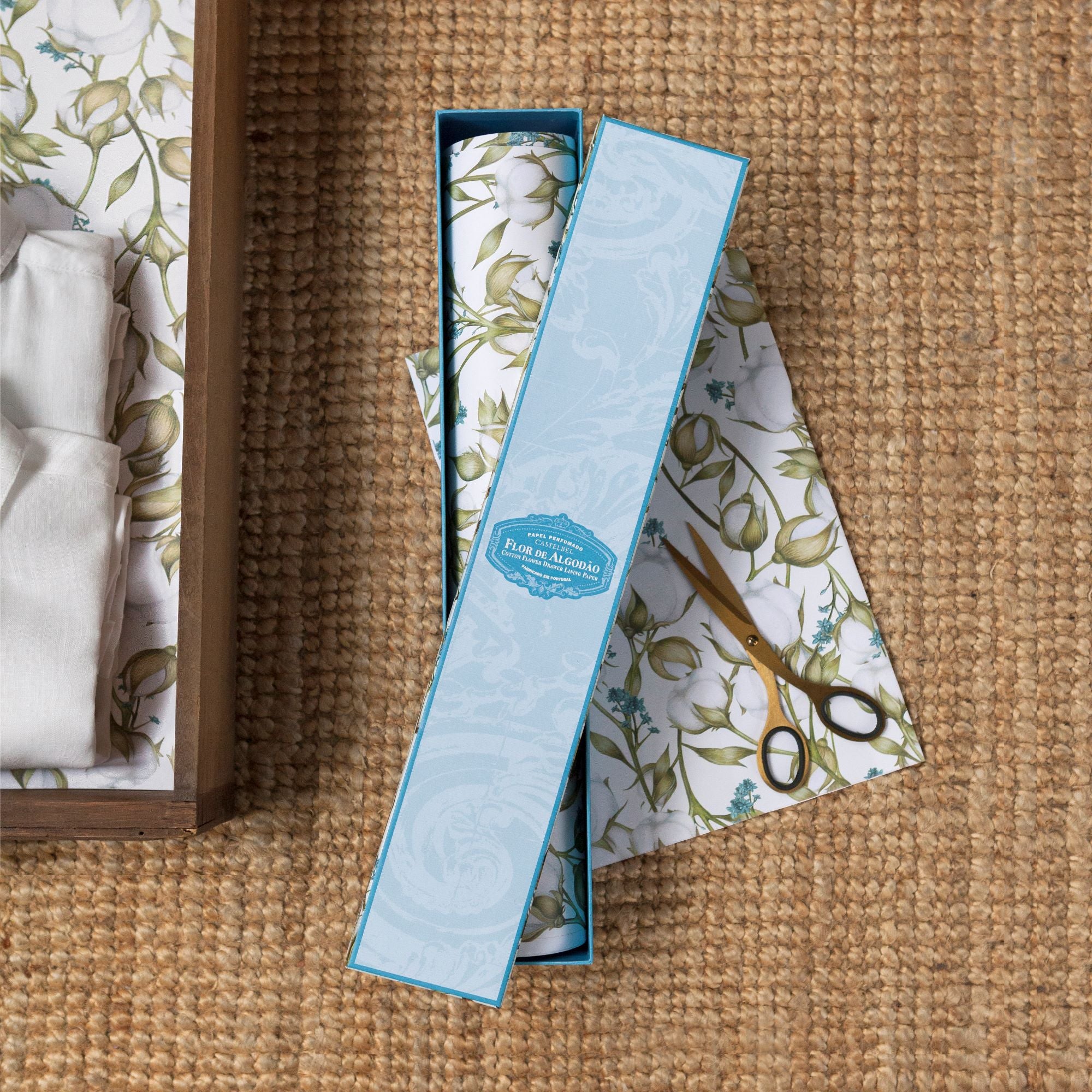 גיליונות ריחניים לארונות Castelbel Cotton Flower