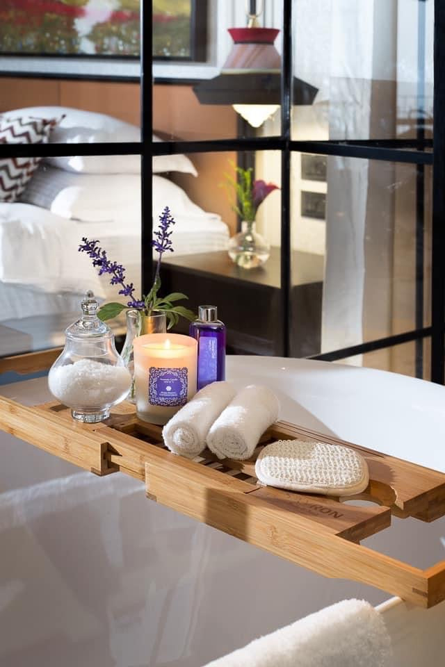 מגש אמבט 100% במבוק תלת מימד