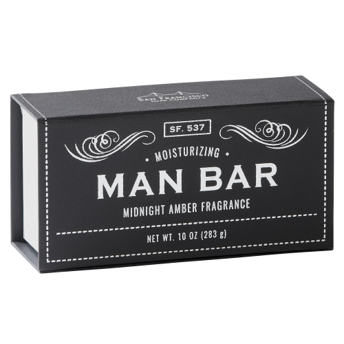 סבון Man Bar Midnight Amber