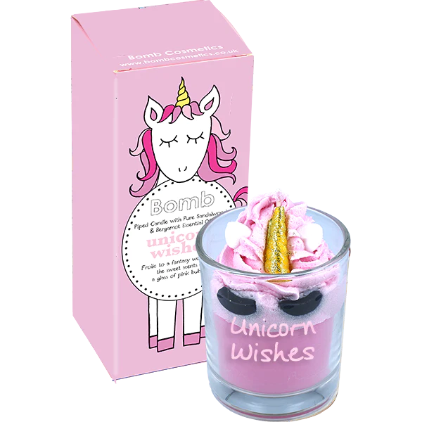 Unicorn Wishes נר קוקטייל