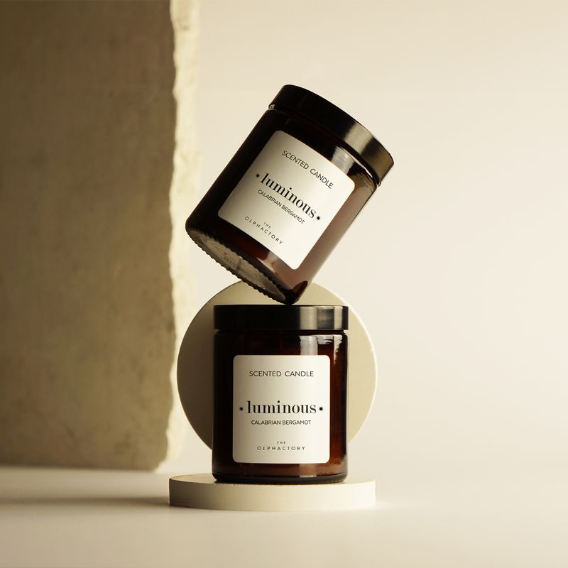 נר סויה THE OLPHACTORY Luminous CALABRIAN BERGAMOT 135 גרם