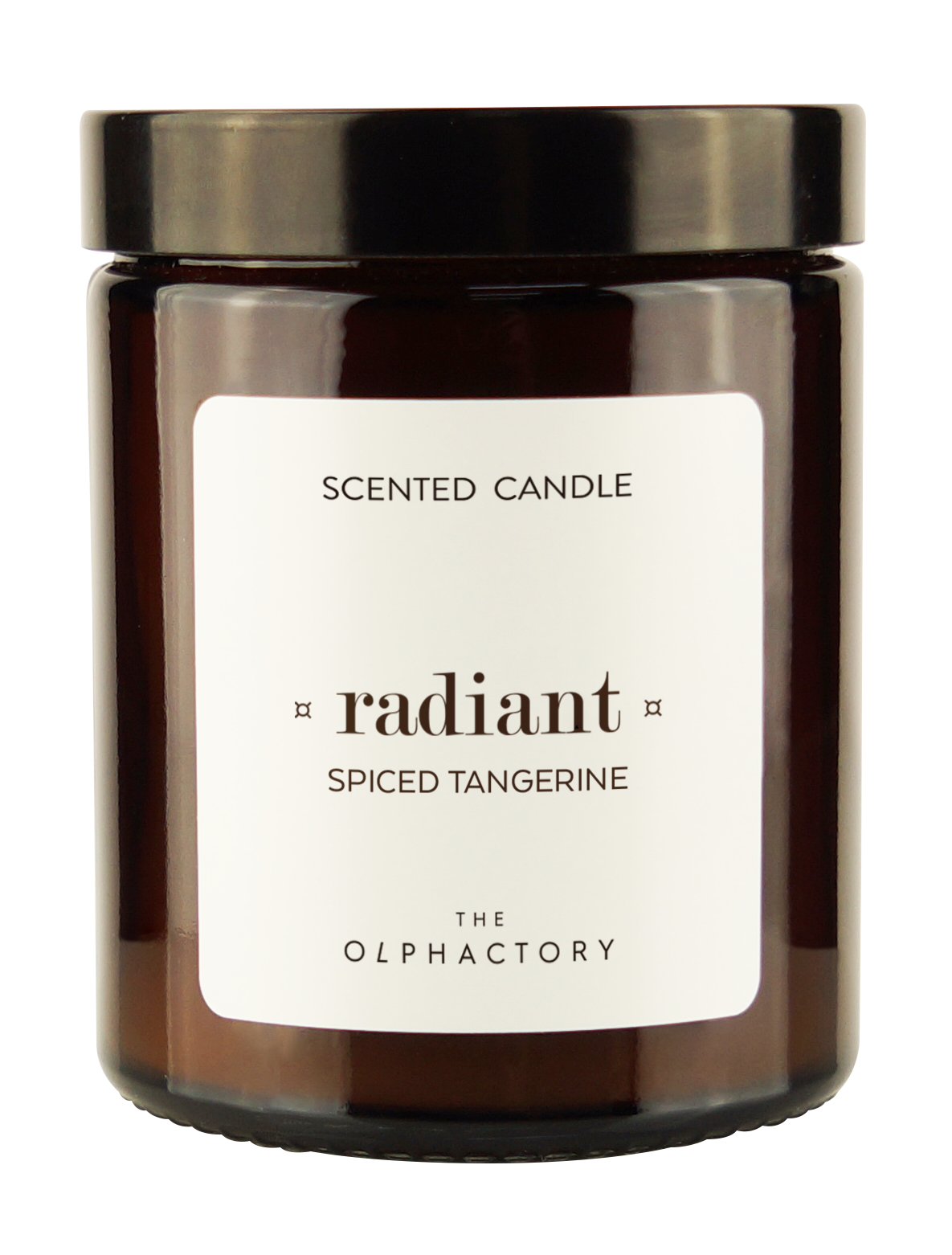 RADIANT נר סויה בצנצנת ענבר THE OLPHACTORY