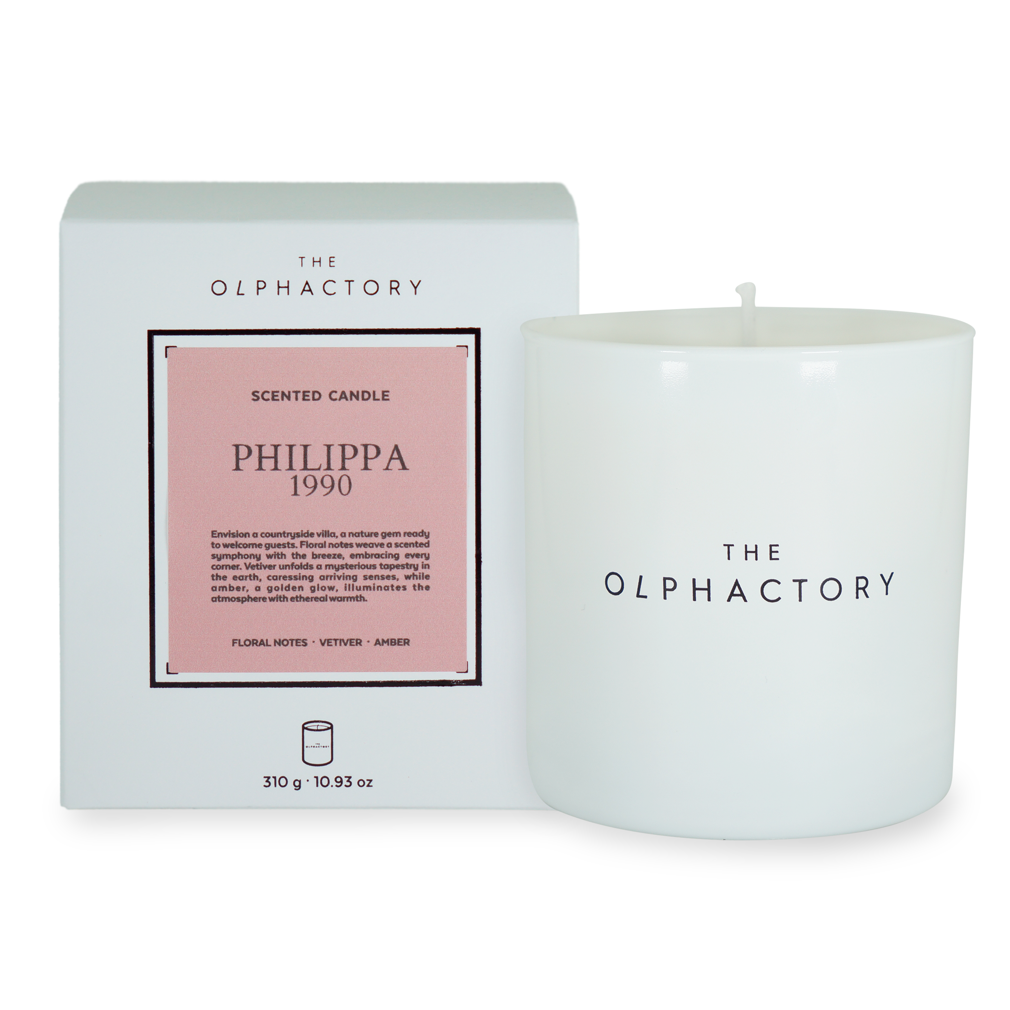 PHILIPPA 1990 נר 310 גרם מבית האולפקטורי