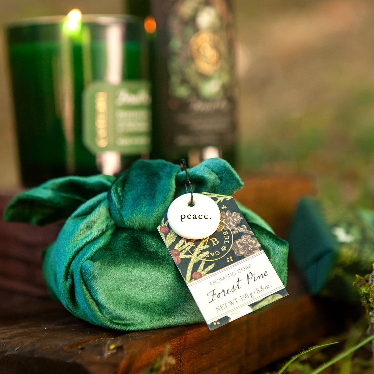 CASTELBEL Forest_Pine_150g_Velvet_Soap