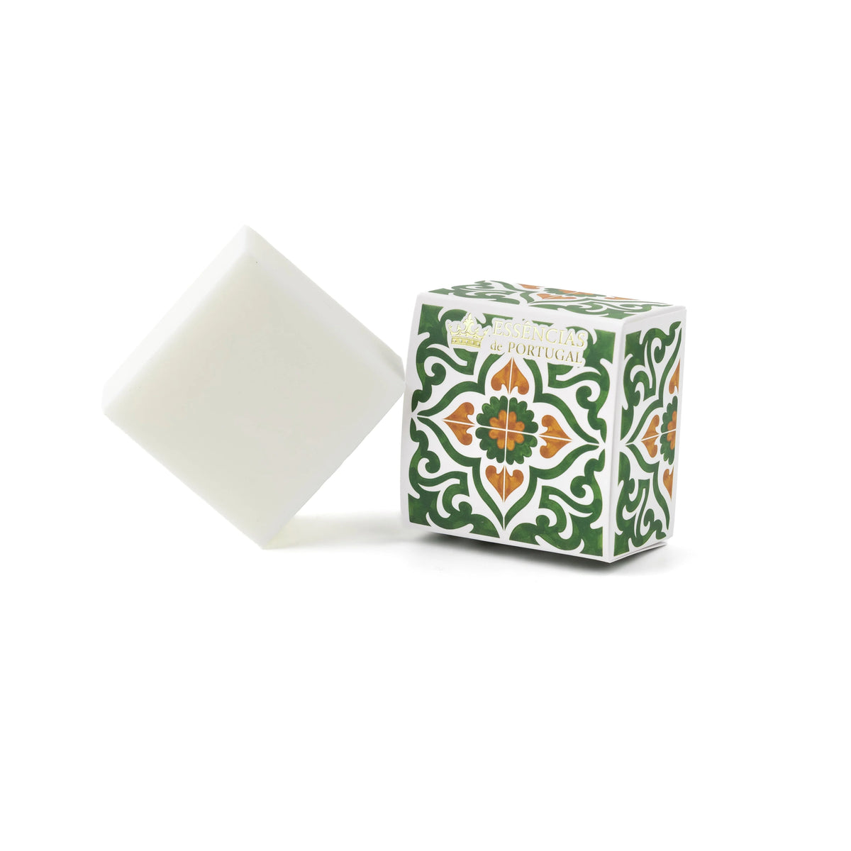 סבון Orange & Bergamot סבון Essências de Portugal  מקולקציית Azulejos de Portugal, אריזה בהשראת אריחי האלגרווה