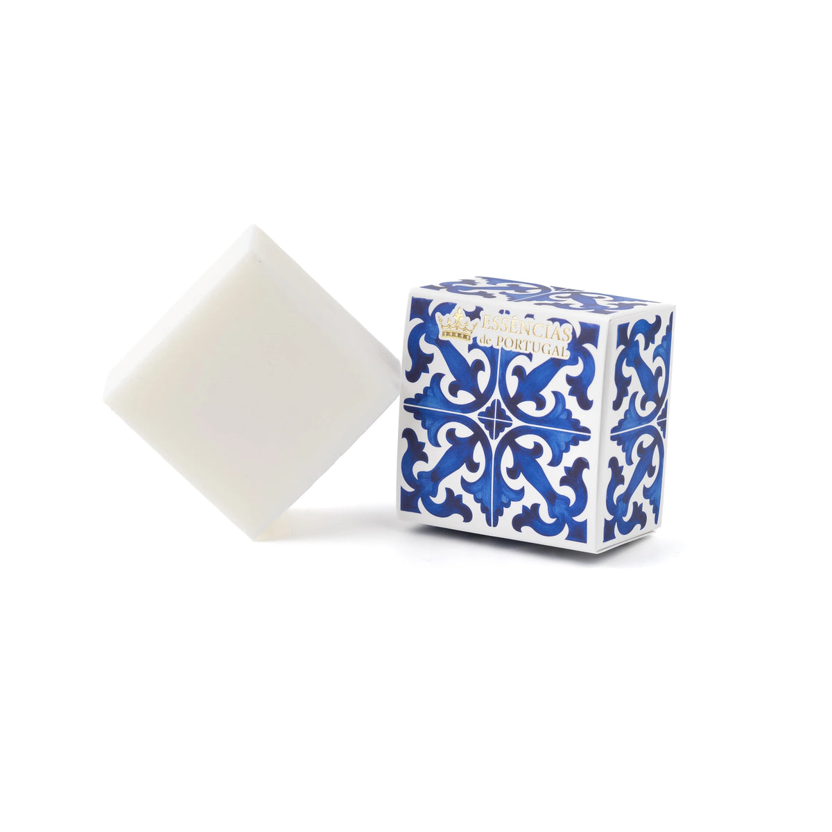 סבון Essências de Portugal בניחוח White Grape & Camellia מקולקציית Azulejos 