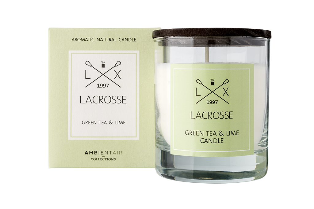 נר +40 שעות LACROSSE Green Tea & Lime