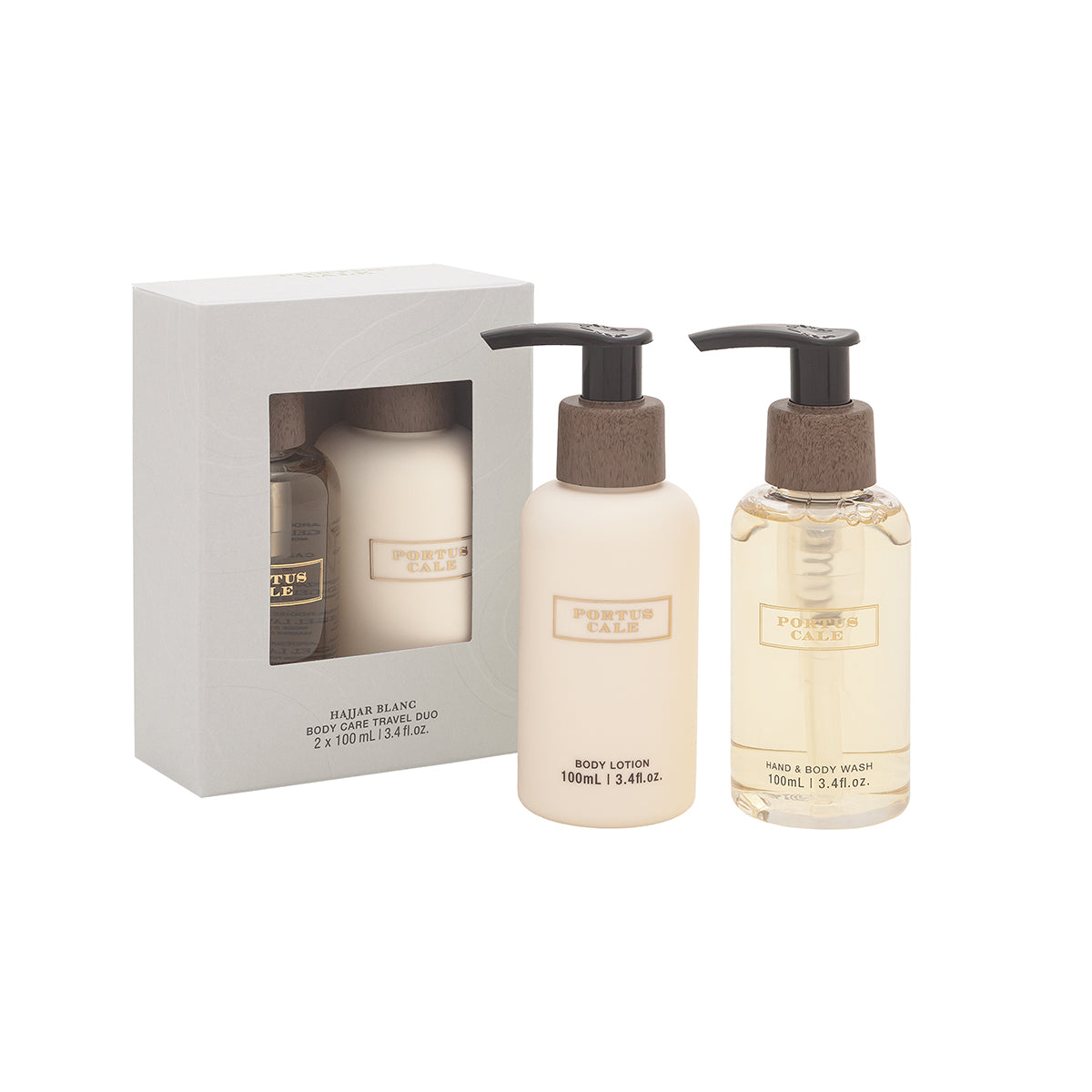 מיני סט יוקרתי Portus Cale Hajjar Blanc Travel Duo