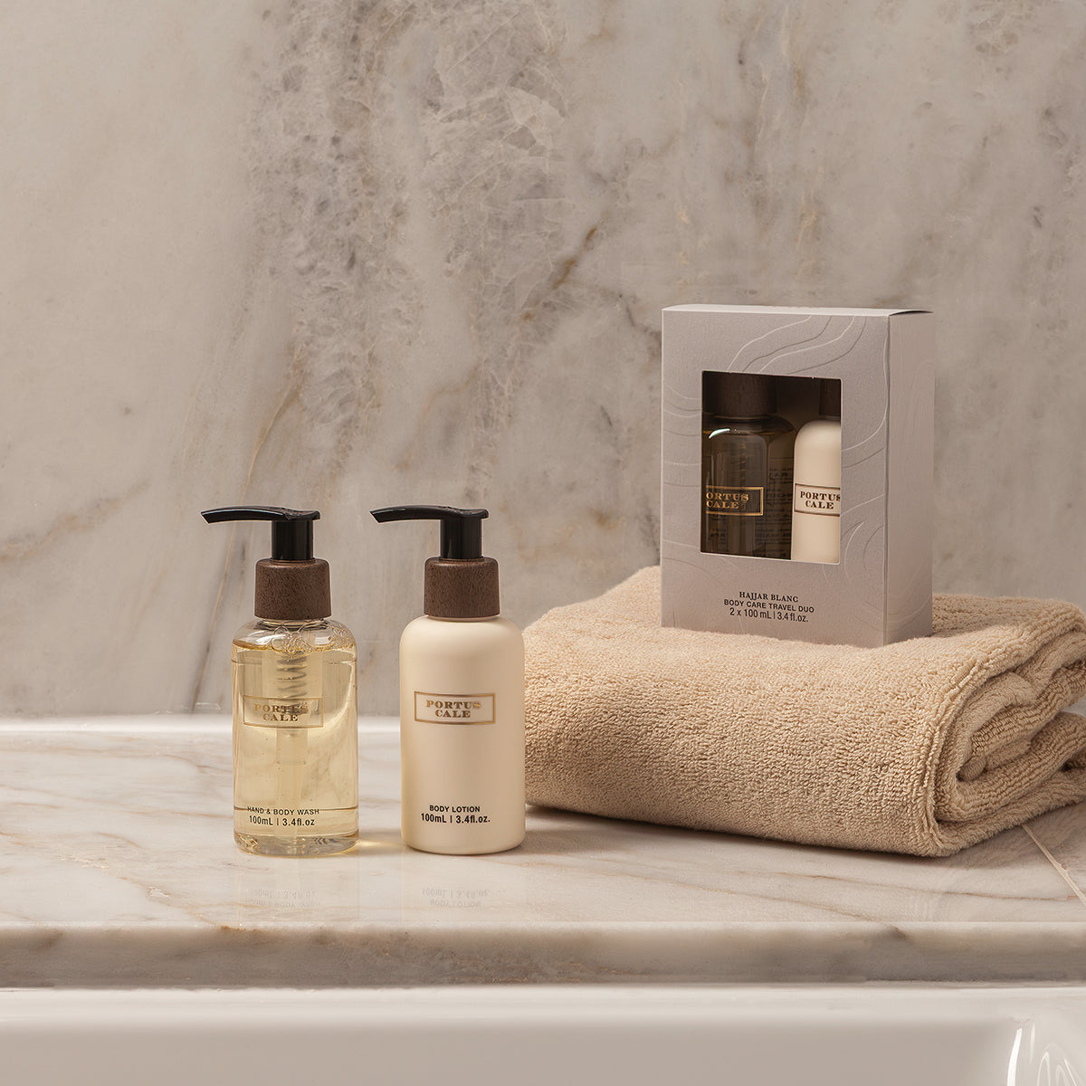 מיני סט יוקרתי םורטוס קאלה Hajjar Blanc Travel Duo
