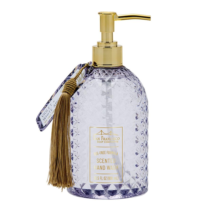 San Francisco Soap Company - Botanical Tassel Hand Soap
Violet & White Amber
