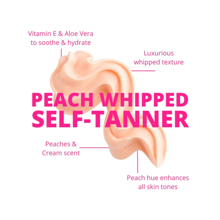 Skinny Tan Peach Whipped Self Tanner  מוס אפרסק לשיזוף עצמי