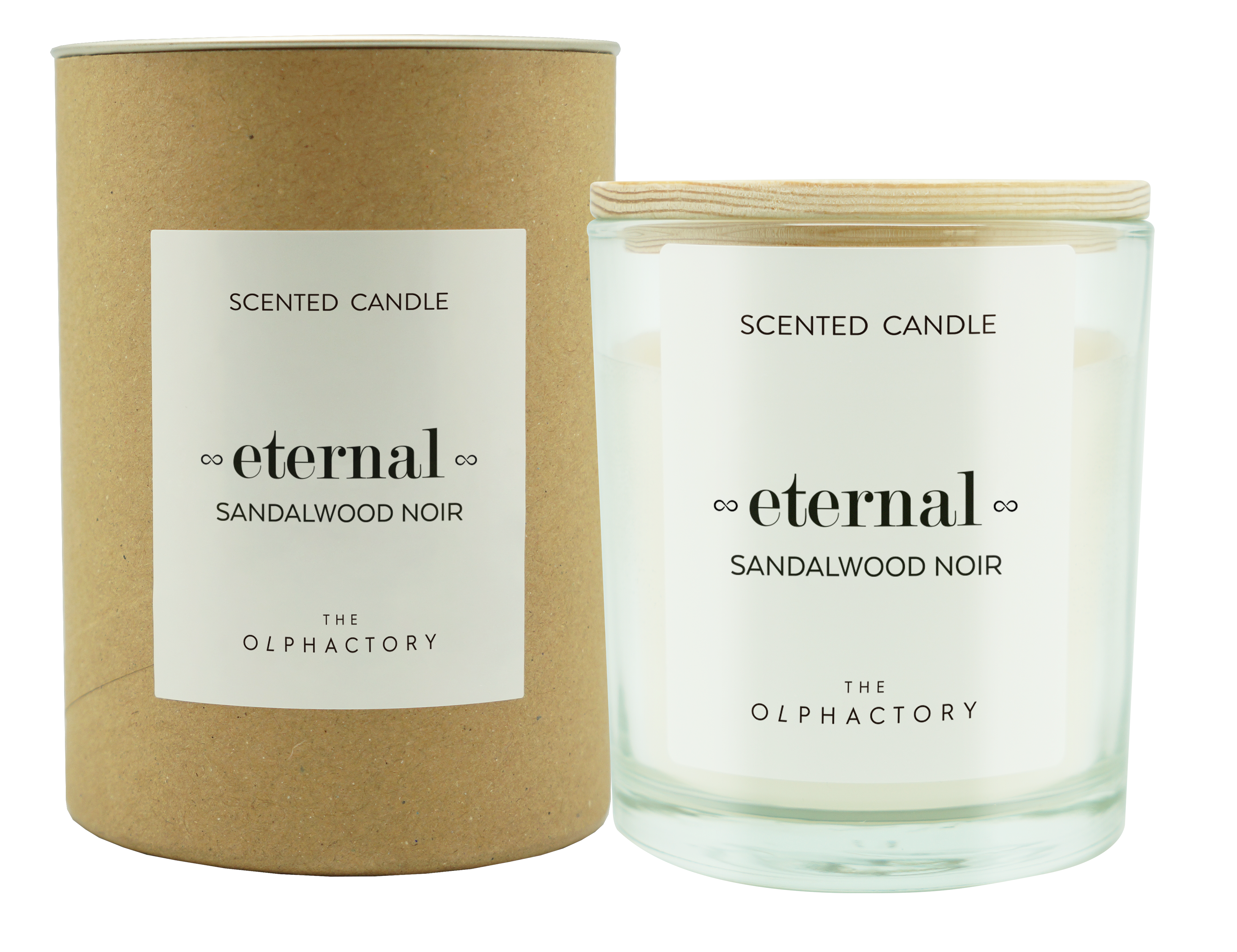 The Olphactory  Candle Eternal SANDALWOOD NOIR