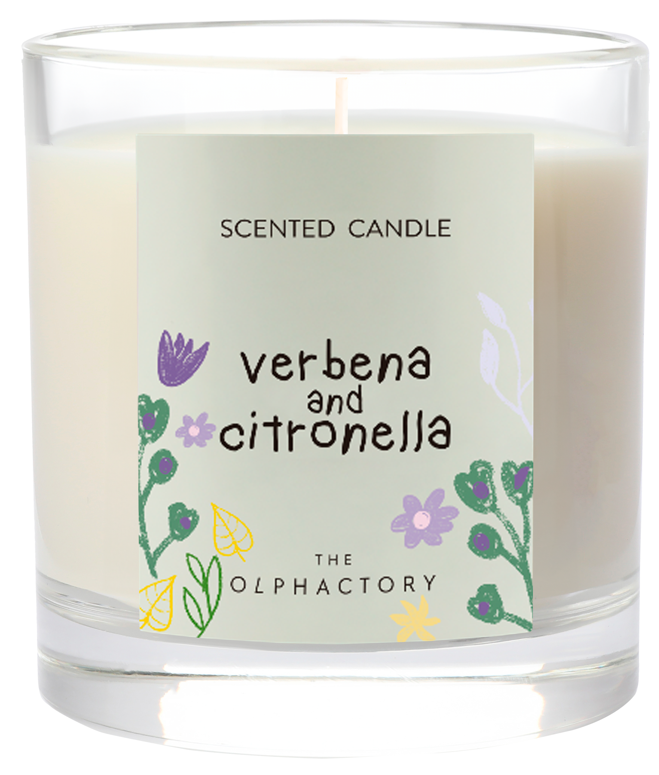 the Olphactory Candle 40h tube VERBENA CITRONELLA