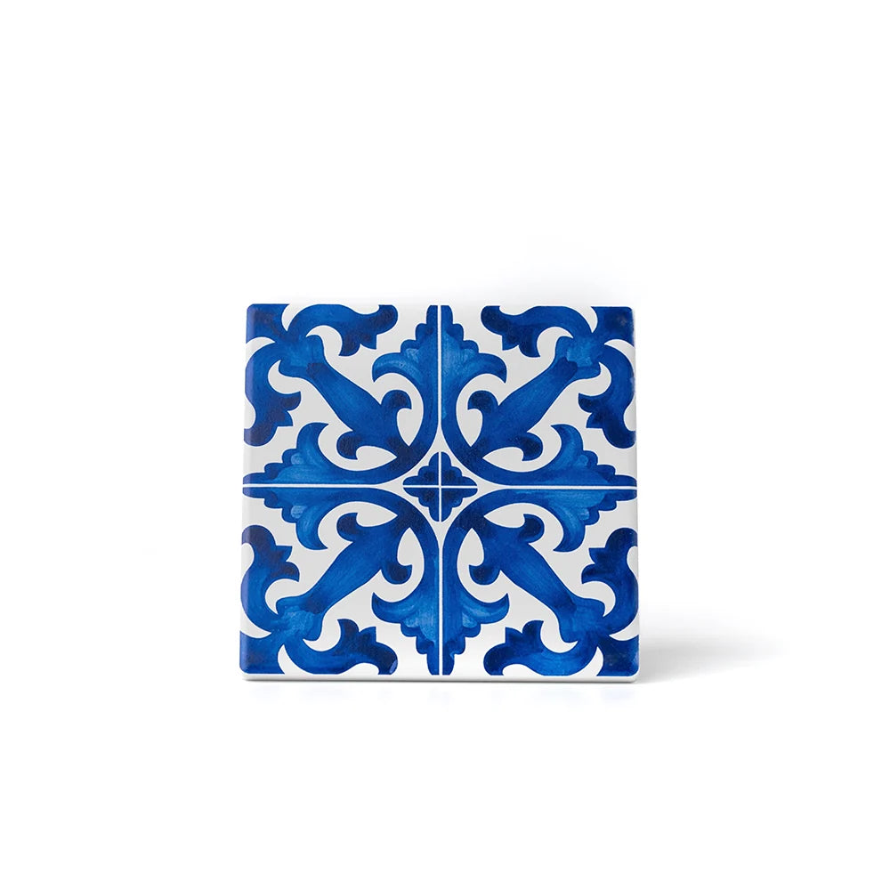 אריח דקורטיבי כחול מקולקציית Azulejos de Portugal בהשראת אריחי פורטו