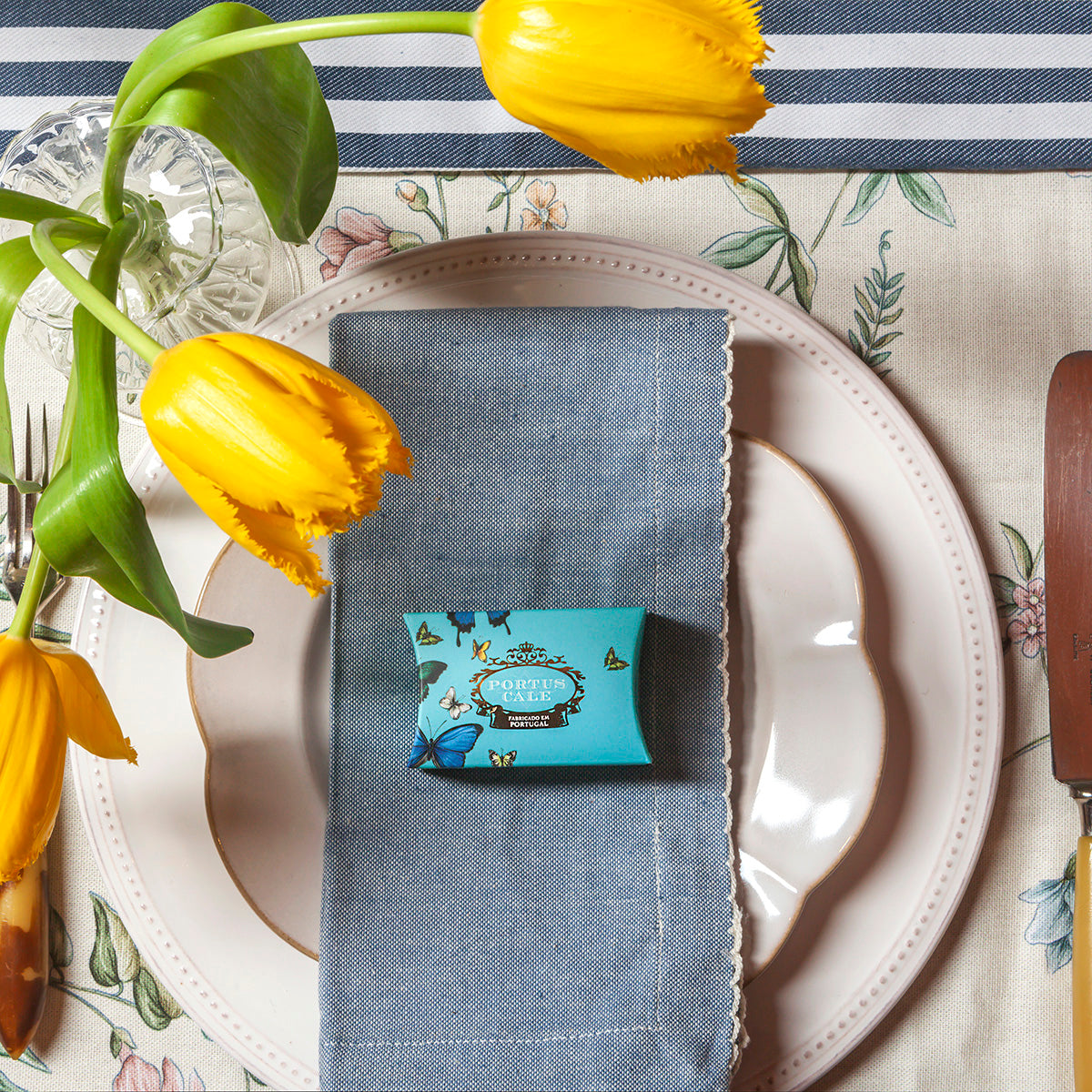  40גר סבון אירוח Portus Cale Butterflies