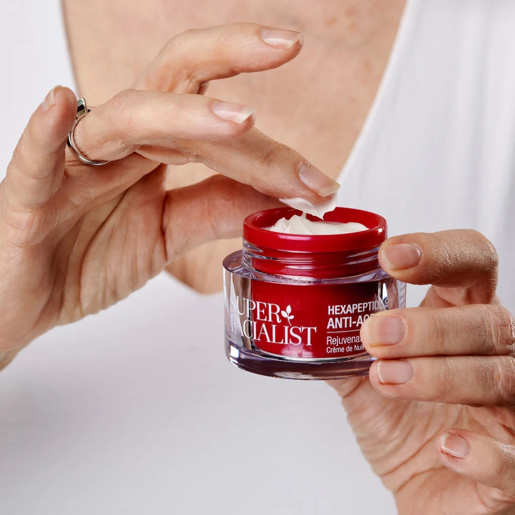 super-facialist-hexapeptide-anti-ageing-night-cream-3_קרם לילה אנטי אייג'ינג לעור בוגר