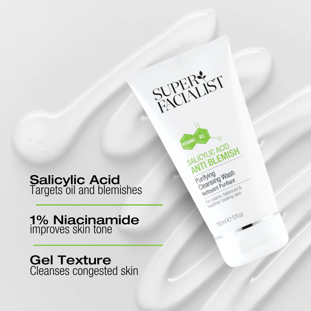 Super Facialist Salicylic Acid Anti-Blemish Cleansing Wash ג'ל רחצה