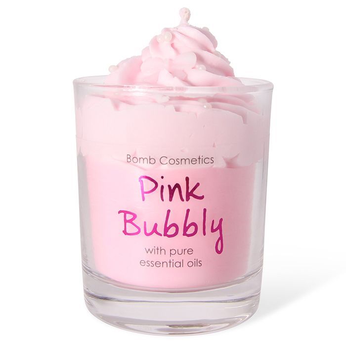 Pink Bubbly נר קוקטייל
